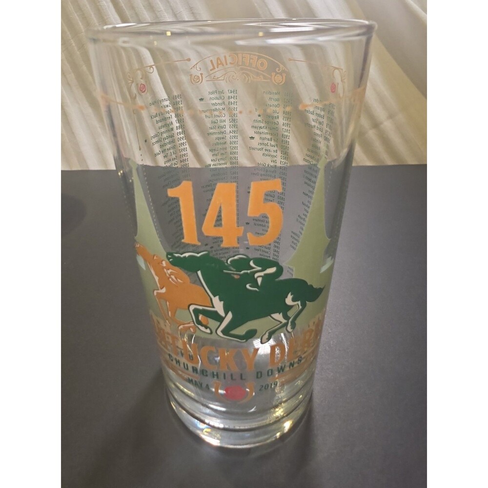 Kentucky Derby 2019 145th Running Mint Julep Glass Churchill Downs Horse Racing